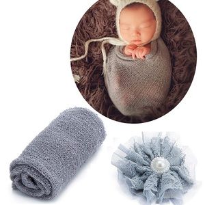 Newborn Baby Photography Prop Long Ripple Wrap
